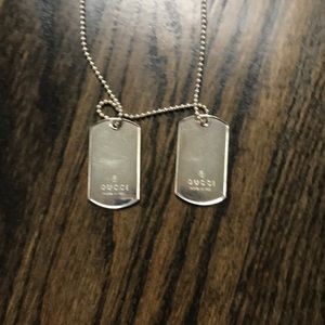Gucci dog tags